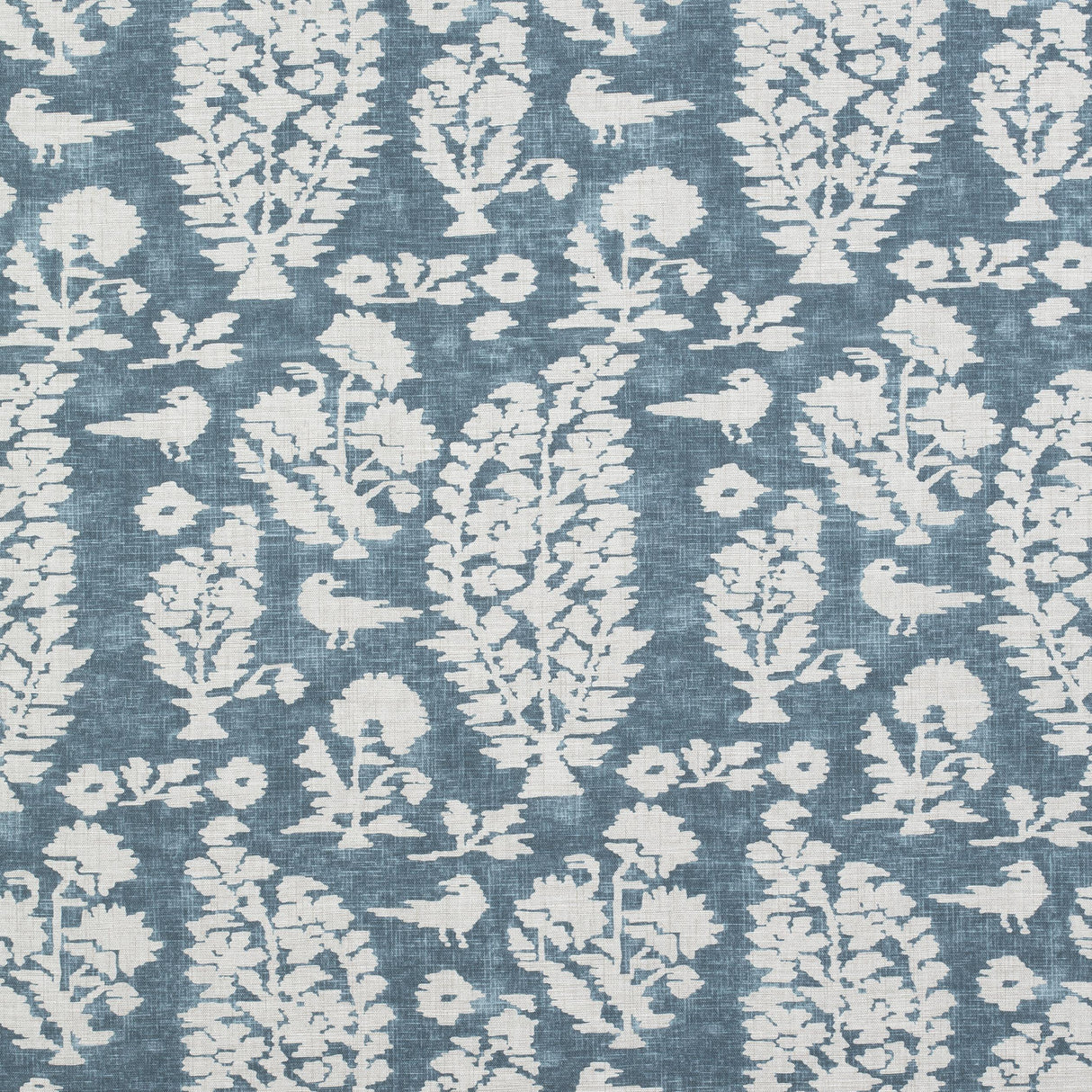Thibaut Allaire Slate Blue Fabric