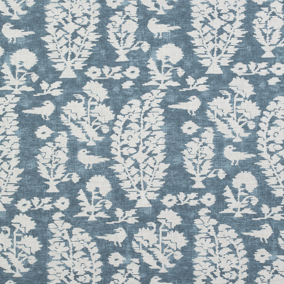 Thibaut Allaire Slate Blue Fabric