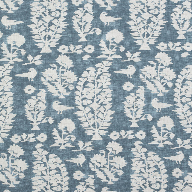 Thibaut Allaire Slate Blue Fabric