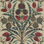 Thibaut Corneila Red And Teal Fabric