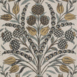 Thibaut Corneila Grey And Gold Fabric