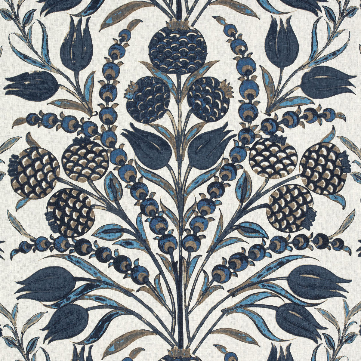 Thibaut Corneila Navy Fabric