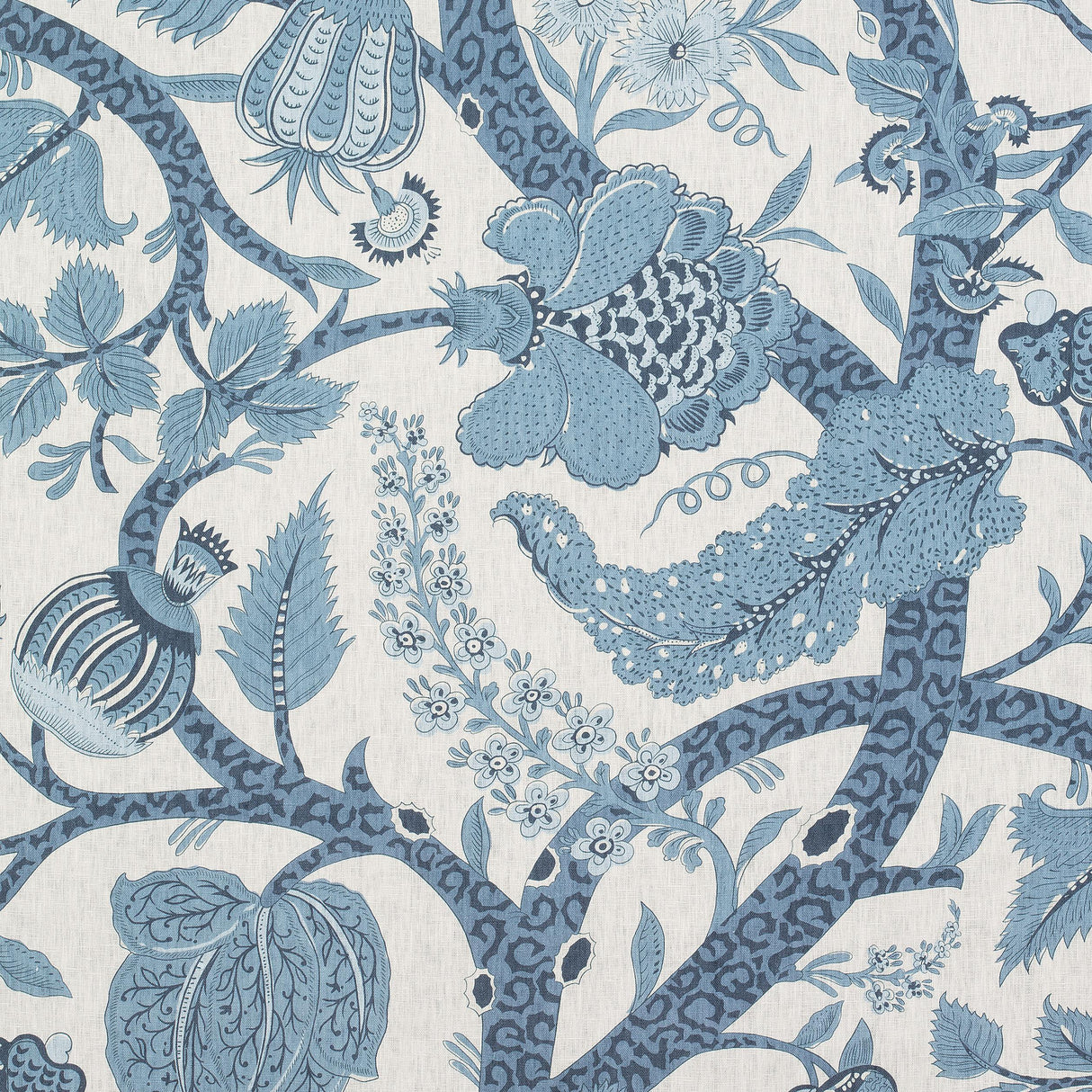 Thibaut Macbeth Blue Fabric