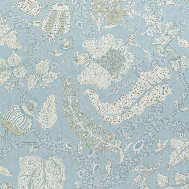 Thibaut Macbeth Aqua Fabric