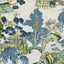 Thibaut Asian Scenic Blue And Green Fabric
