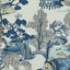 Thibaut Asian Scenic Blue And Beige Fabric