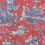 Thibaut Cheng Toile Red And Blue Fabric