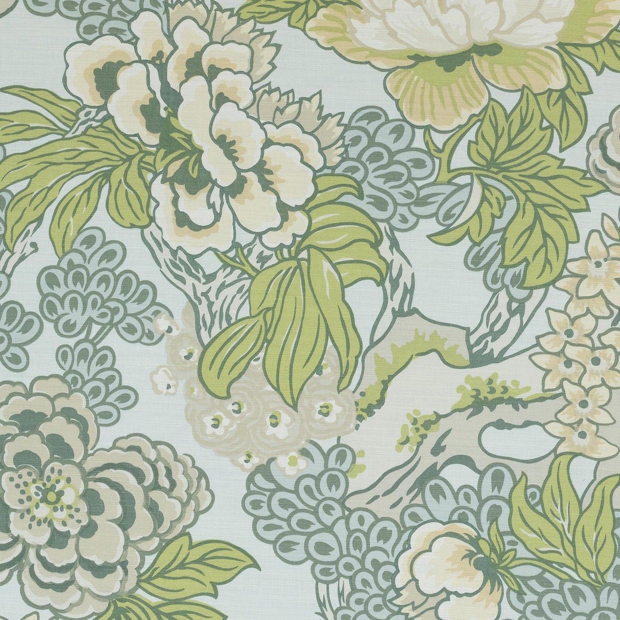 Thibaut Honshu Robin'S Egg Fabric