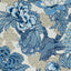Thibaut Honshu Blue And Beige Fabric