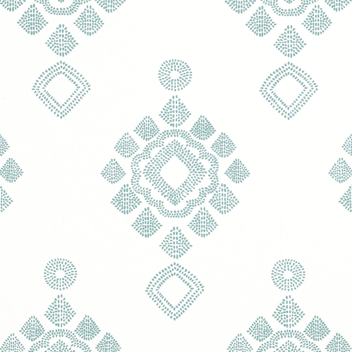 Thibaut PROVINCE MEDALLION Seaglass Fabric