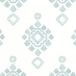 Thibaut Province Medallion Seaglass Fabric