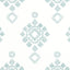 Thibaut Province Medallion Seaglass Fabric