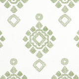 Thibaut Province Medallion Spruce Fabric