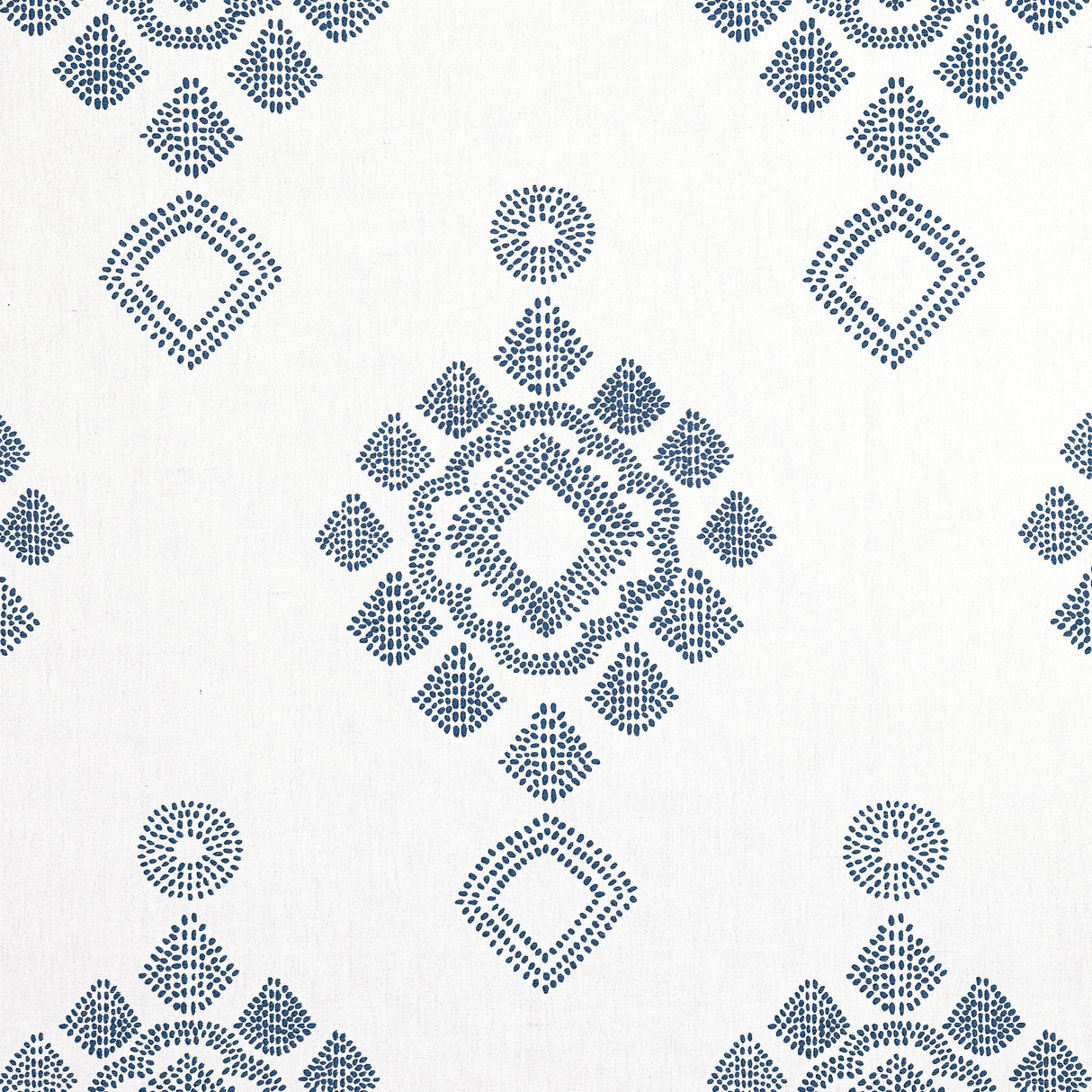 Thibaut PROVINCE MEDALLION Navy Fabric