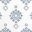 Thibaut PROVINCE MEDALLION Navy Fabric