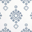 Thibaut Province Medallion Navy Fabric