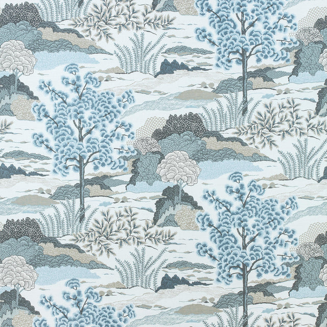 Thibaut Daintree Aqua Fabric