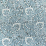 Thibaut Sherrill Paisley Aqua Fabric
