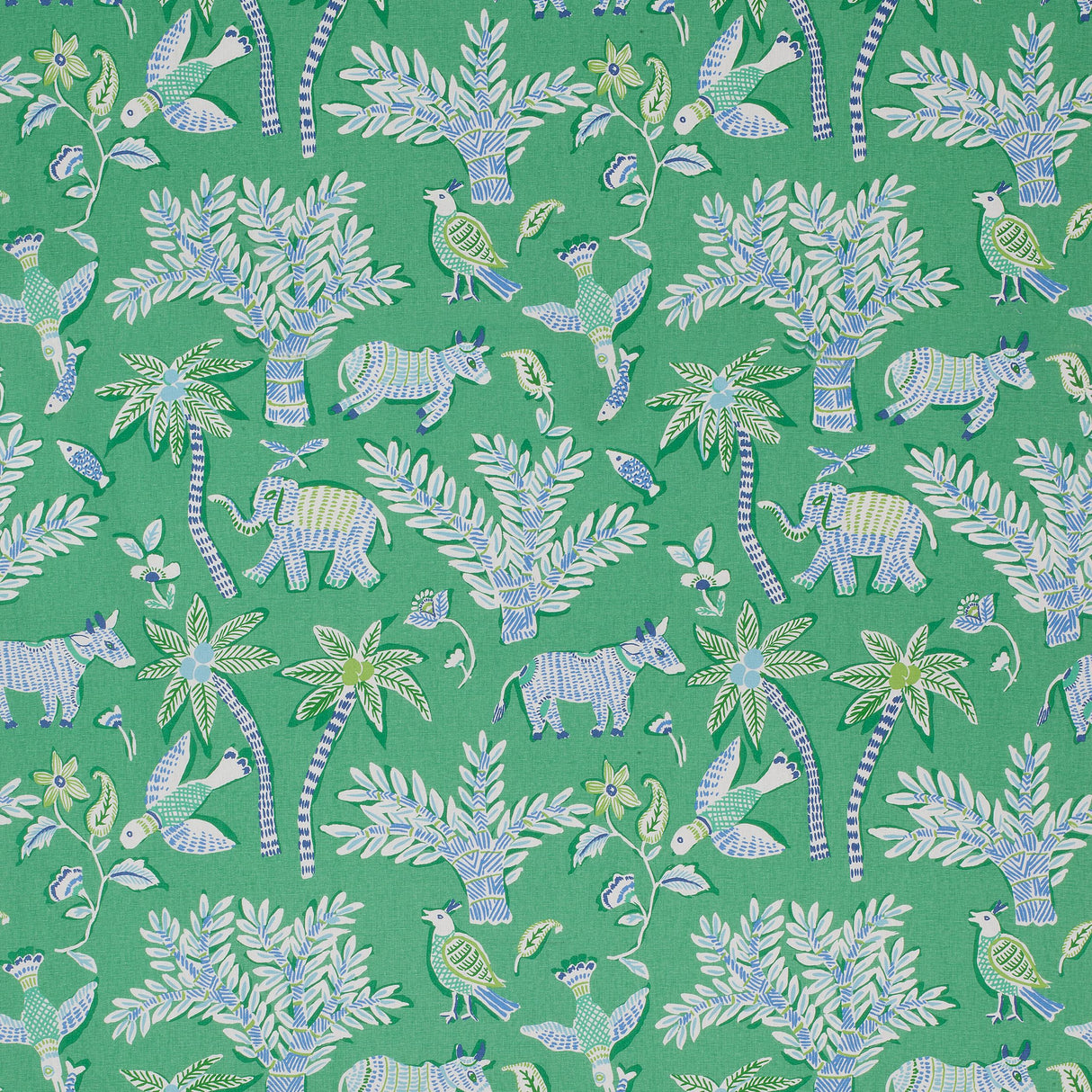 Thibaut Goa Green Fabric