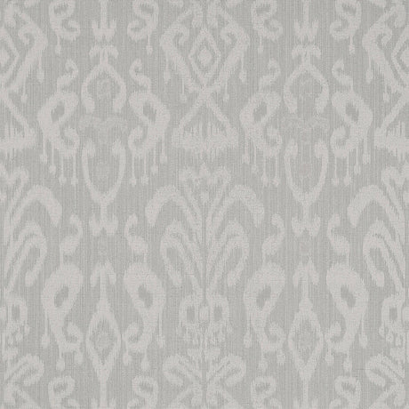 Thibaut Bravado Ikat Smoke Wallpaper