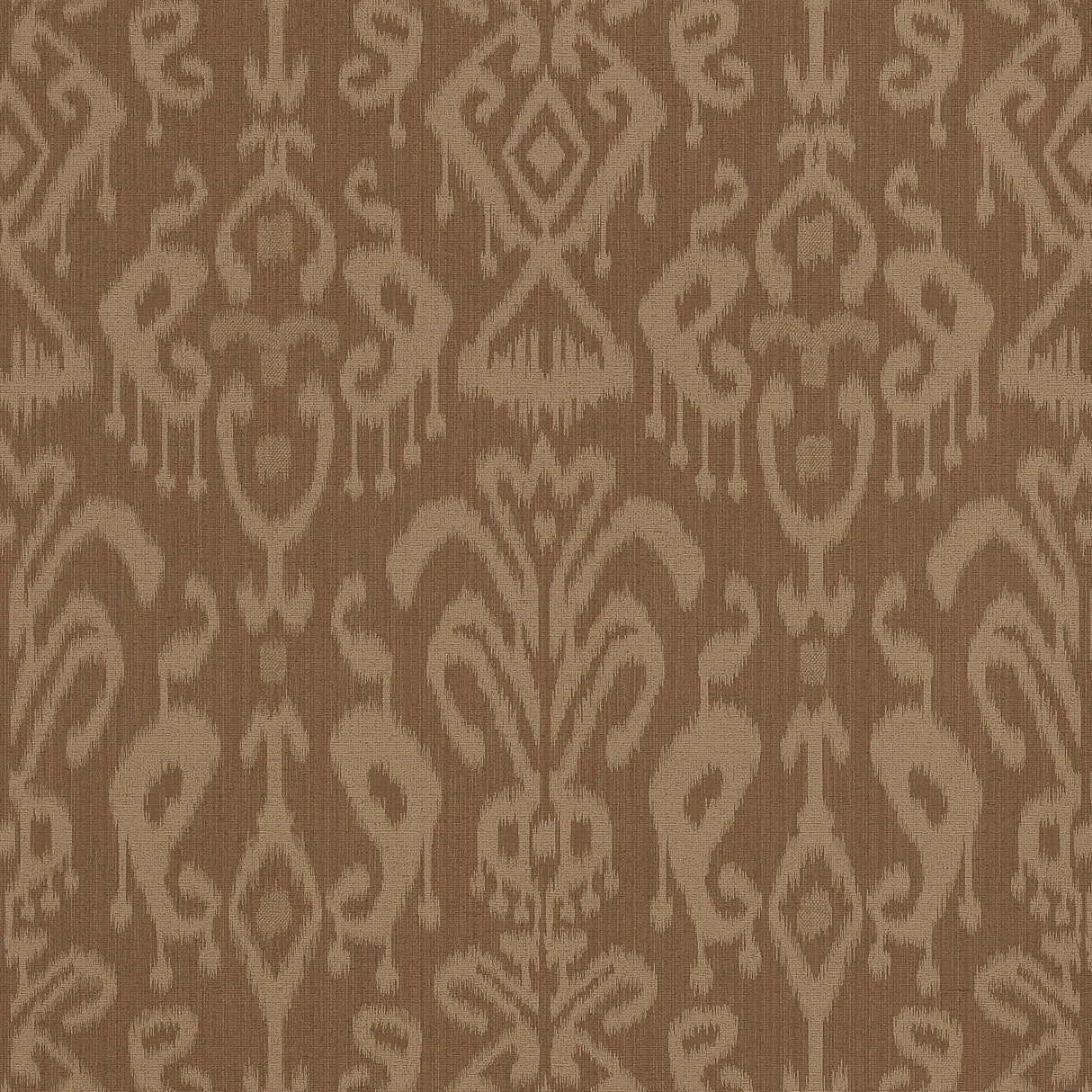 Thibaut Bravado Ikat Chestnut Wallpaper