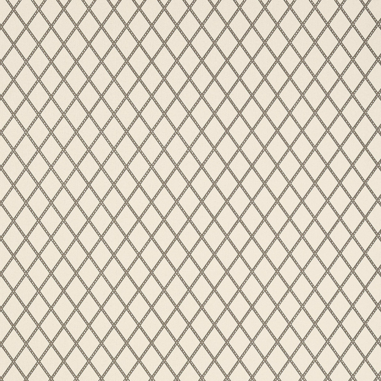 Thibaut Hartmann Trellis Charcoal On Off White Wallpaper