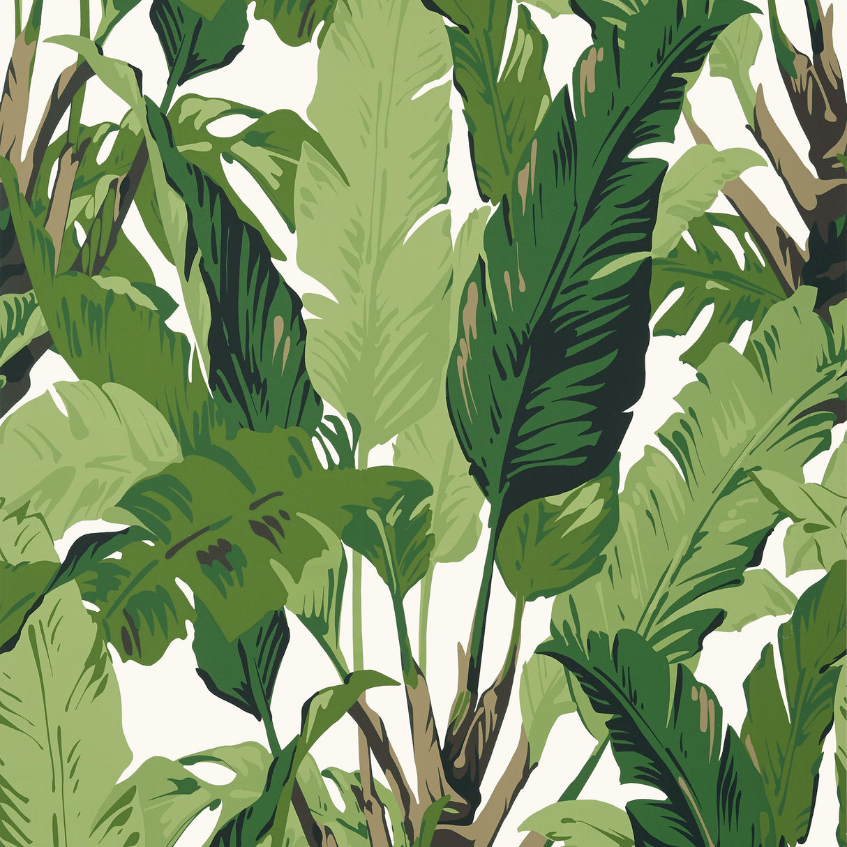 Thibaut Travelers Palm Green Wallpaper