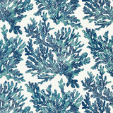 Thibaut Marine Coral Navy Wallpaper