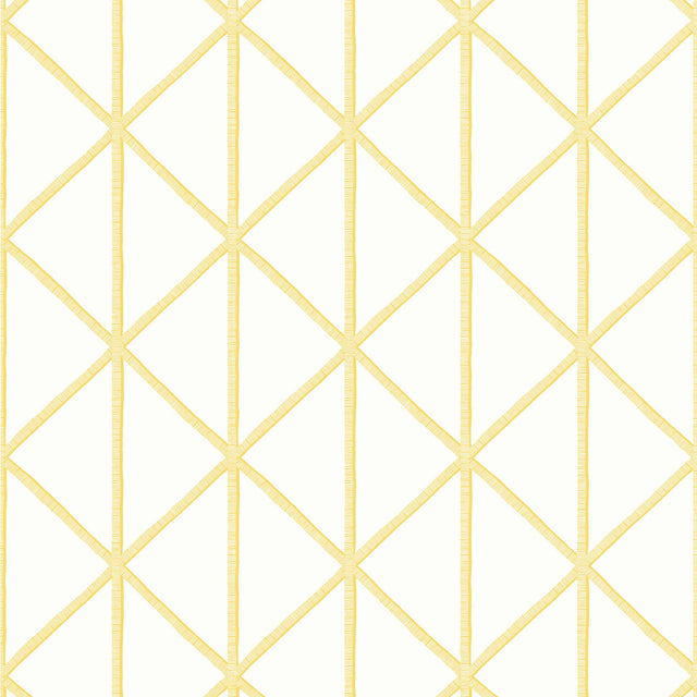 Thibaut Box Kite Yellow Wallpaper