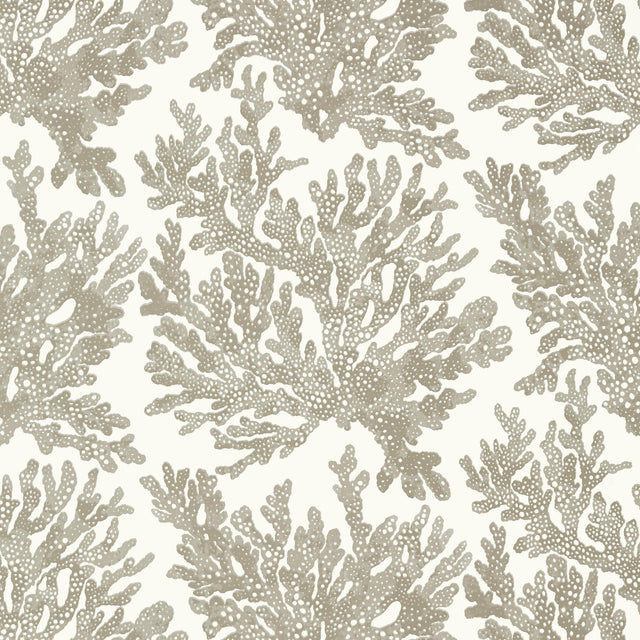 Thibaut Marine Coral Beige Wallpaper