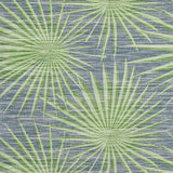 Thibaut Palm Frond Navy And Green Wallpaper