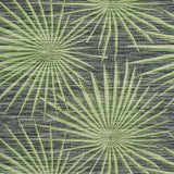 Thibaut Palm Frond Black And Green Wallpaper