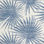 Thibaut Palm Frond Navy And White Wallpaper