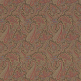 Thibaut Winchester Paisley Chestnut Wallpaper