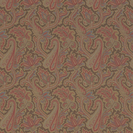 Thibaut Winchester Paisley Chestnut Wallpaper