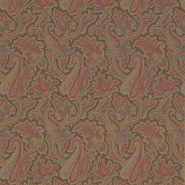 Thibaut Winchester Paisley Chestnut Wallpaper