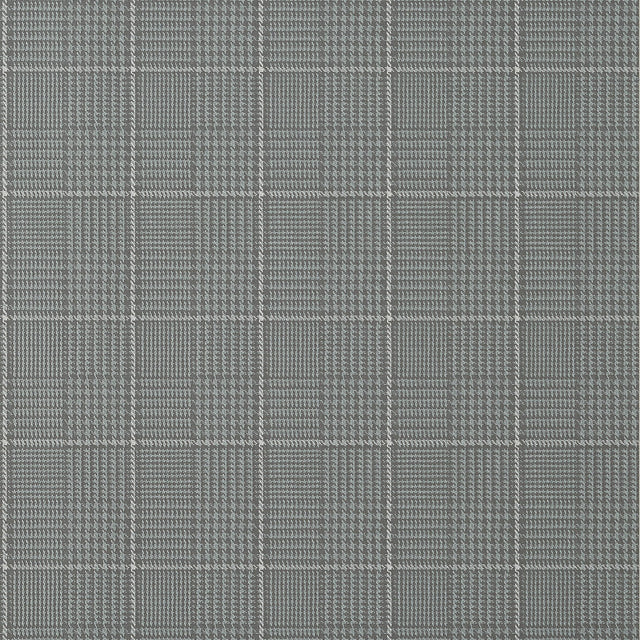 Thibaut Grassmarket Check Grey Wallpaper