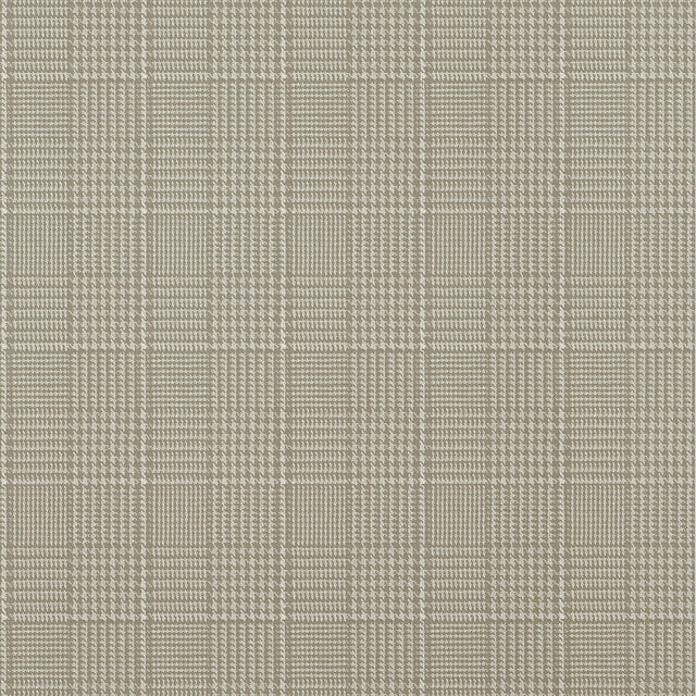 Thibaut Grassmarket Check Beige Wallpaper