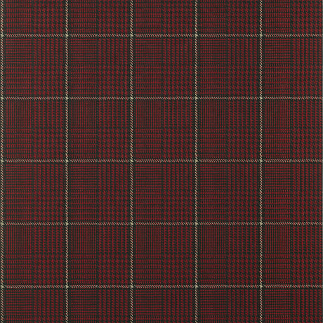 Thibaut Grassmarket Check Red Wallpaper