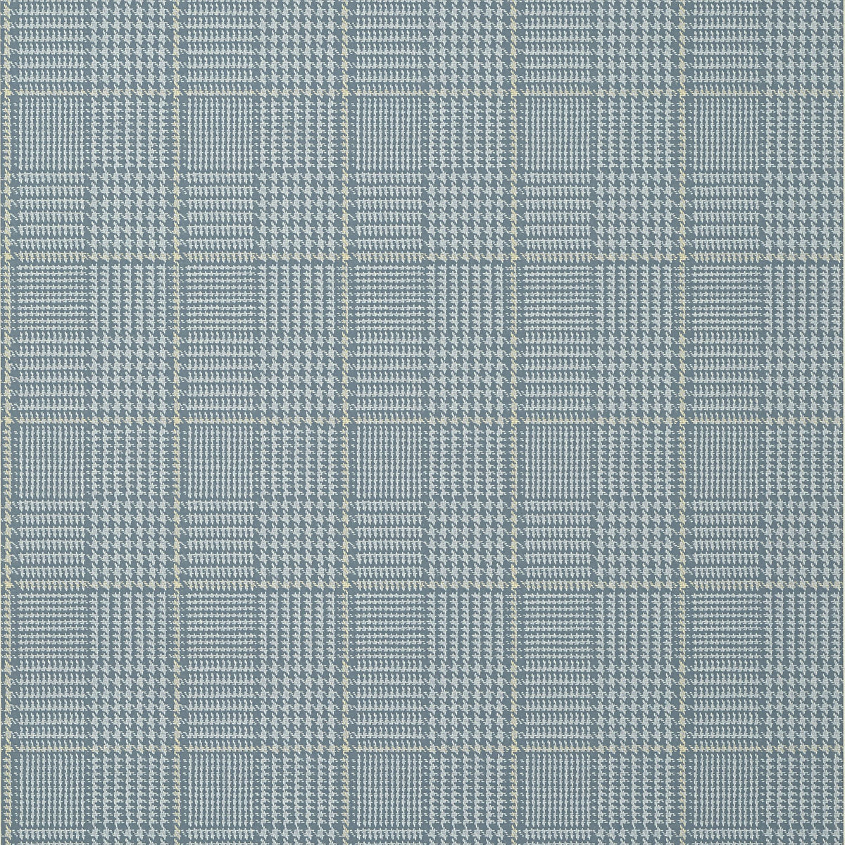 Thibaut Grassmarket Check Slate Blue Wallpaper