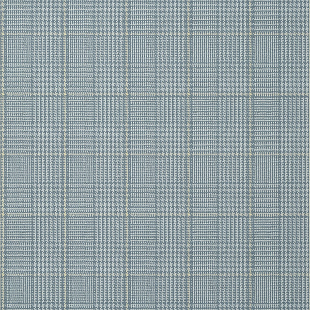 Thibaut Grassmarket Check Slate Blue Wallpaper