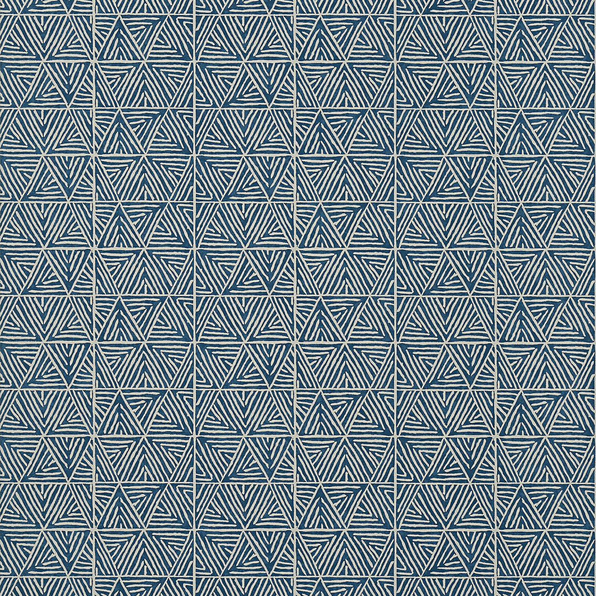 Thibaut Mombasa Navy Wallpaper