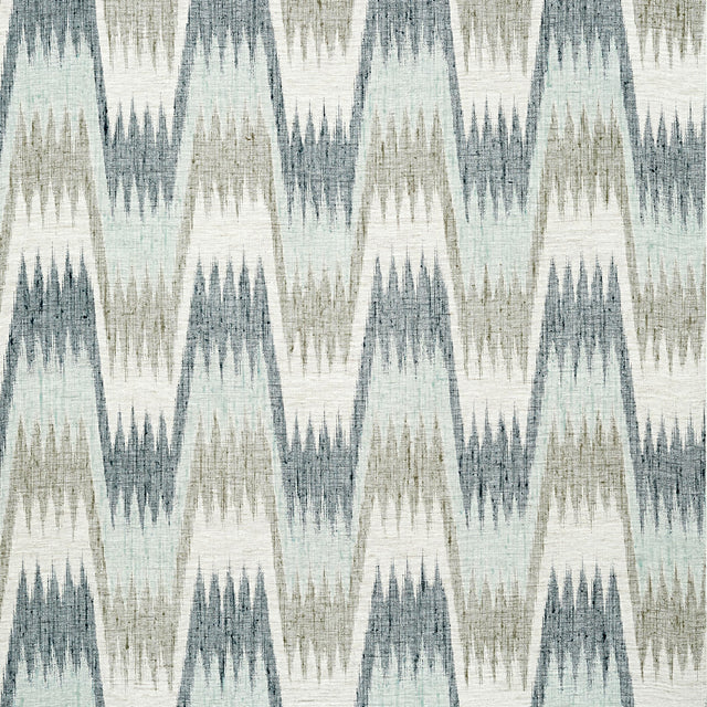 Thibaut Stockholm Chevron Slate Blue Wallpaper