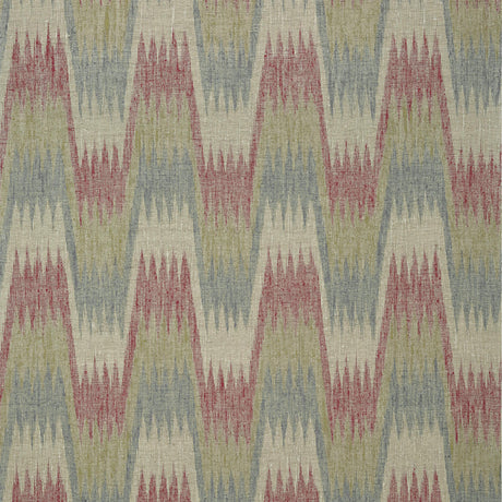 Thibaut Stockholm Chevron Red And Grey Wallpaper