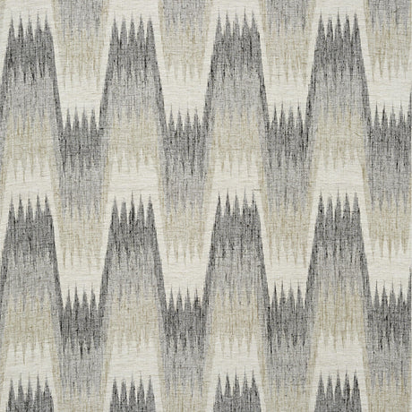 Thibaut Stockholm Chevron Black And Grey Wallpaper