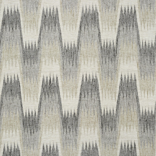 Thibaut Stockholm Chevron Black And Grey Wallpaper