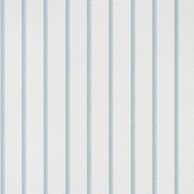 Thibaut Notch Stripe Slate Blue Wallpaper