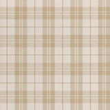 Thibaut Winslow Plaid Grey And Camel Wallpaper