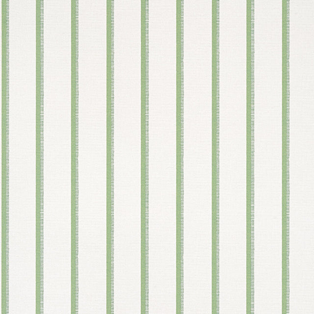 Thibaut Notch Stripe Green Wallpaper