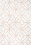 Thibaut MAMORA TRELLIS CORK White on Metallic Blush Wallpaper
